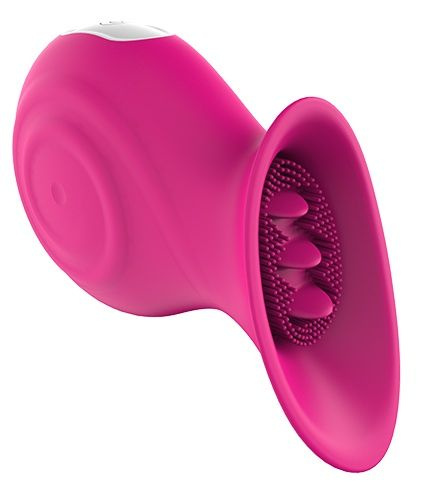 Розовый клиторальный стимулятор PLEASURE SNAIL купить в секс шопе