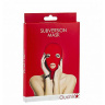 Красная маска на лицо с вырезами Subversion купить в секс шопе
