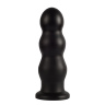 Черный анальный стимулятор X-men - 25,4 см. купить в секс шопе
