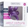 Фиолетовое эрекционное виброкольцо Rabbit Cockring купить в секс шопе