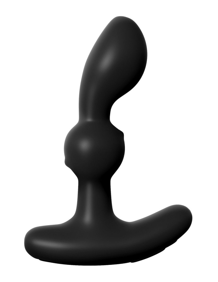 Чёрный вибромассажер простаты P-Motion Massager - 15,2 см. купить в секс шопе
