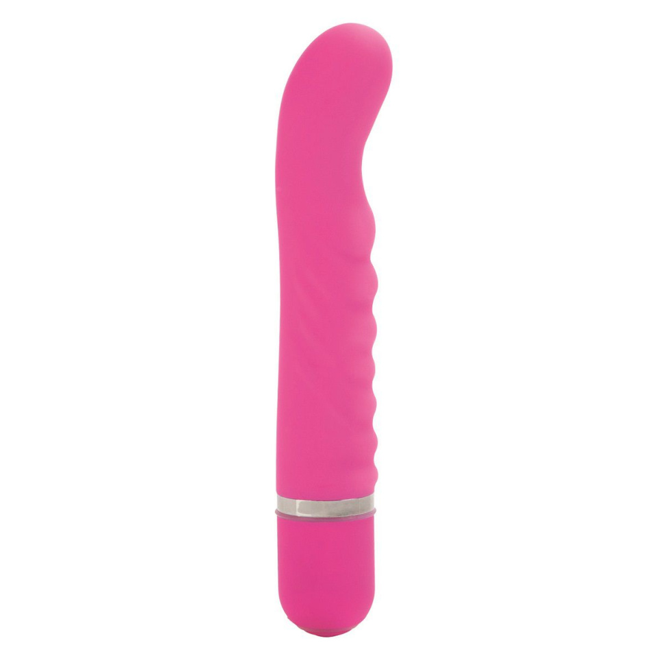 Многофункциональный розовый вибратор 10-Function Charisma Swirly - 12 см. купить в секс шопе