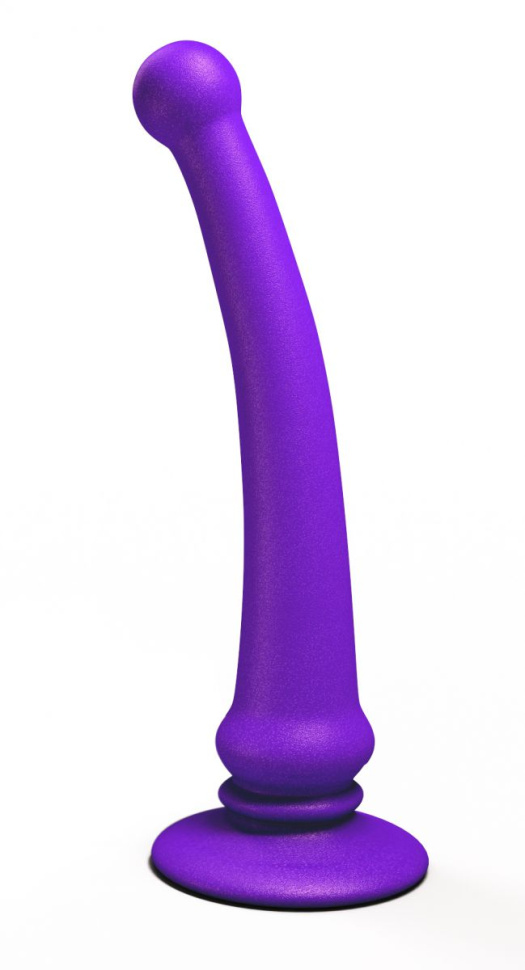 Фиолетовый анальный стимулятор Rapier Plug - 15 см. купить в секс шопе