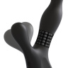 Черный вибромассажер простаты с функцией римминга Ultimate Rim Job - 13,9 см. купить в секс шопе