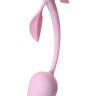 Розовый силиконовый вагинальный шарик с лепесточками купить в секс шопе