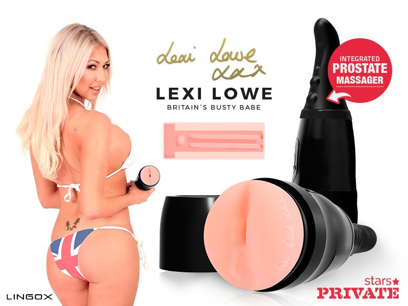 Мастурбатор-анус Private Lexi Lowe Ass в тубе с хвостиком для массажа простаты купить в секс шопе