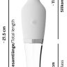 Двусторонний вибратор Wand LED - 21,5 см. купить в секс шопе