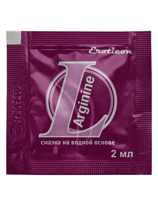 Стимулирующая гель-смазка L-Arginine - 2 мл. купить в секс шопе