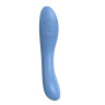 Голубой изогнутый вибромассажер We-Vibe Rave 2 - 21,7 см. купить в секс шопе