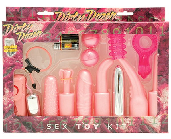 Универсальный набор для анально-вагинальной стимуляции Dirty Dozen купить в секс шопе