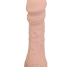Вибратор-гигант на присоске из реалистичного материала - 26,5 см. купить в секс шопе