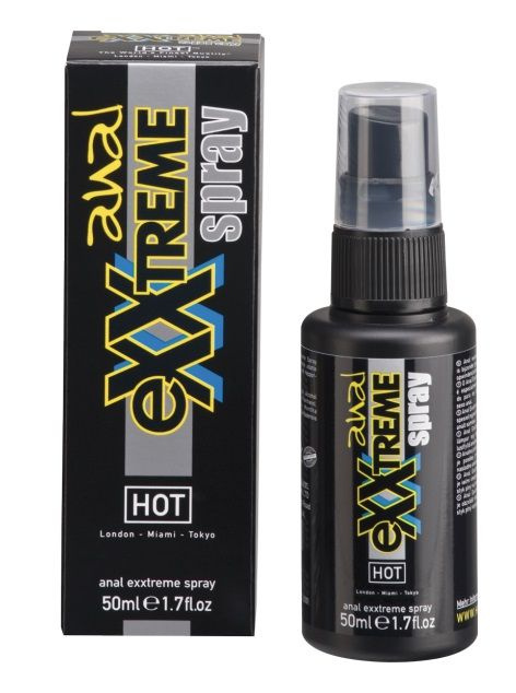 Защитный и расслабляющий анальный спрей Exxtreme - 50 мл. купить в секс шопе