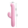Розовый вибратор-ротатор Truman - 23,8 см. купить в секс шопе