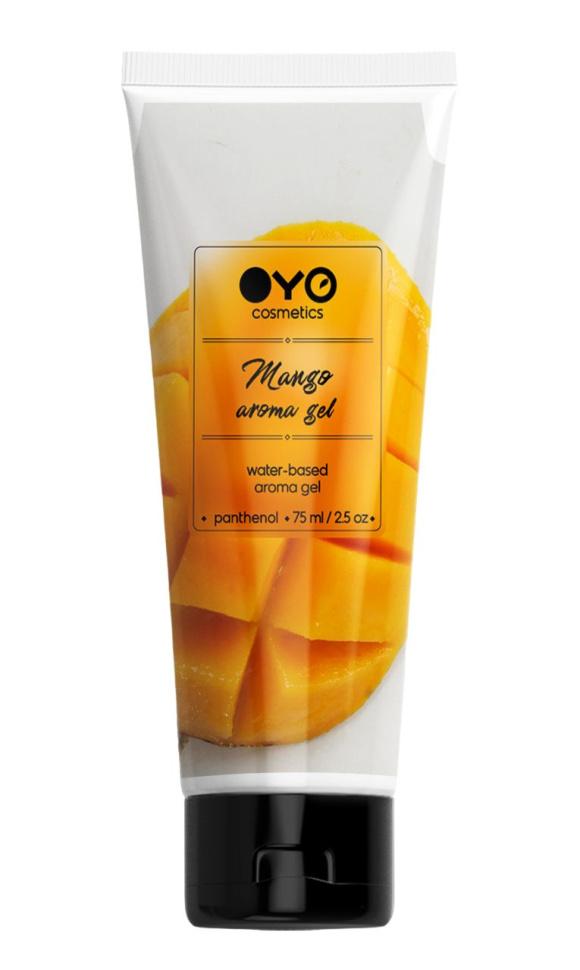 Лубрикант на водной основе OYO Aroma Gel Mango с ароматом манго - 75 мл. купить в секс шопе