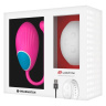 Розовое виброяйцо с белым пультом-часами Wearwatch Egg Wireless Watchme купить в секс шопе