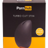 Чёрный клиторальный вибростимулятор Turbo Clit Stim купить в секс шопе