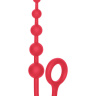 Красный анальный стимулятор COLT BUDDY BALLS - 18,5 см. купить в секс шопе