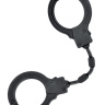 Черные силиконовые наручники A-Toys без ключа купить в секс шопе