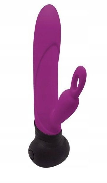 Фиолетовый вибростимулятор Mini Bonnie - 19,7 см. купить в секс шопе