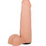 Реалистичная насадка-фаллос для трусиков с плугом - 16,5 см. купить в секс шопе