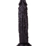 Чёрный фаллоимитатор без мошонки - 19,5 см. купить в секс шопе