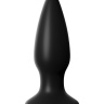 Чёрная малая анальная вибропробка Small Rechargeable Anal Plug - 10,9 см. купить в секс шопе