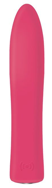 Розовая вибропуля SENSOR TOUCH BULLET - 12 см. купить в секс шопе