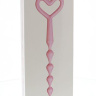 Розовая анальная цепочка REE SEDUCE PINK - 32 см. купить в секс шопе
