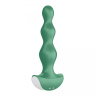 Зеленая анальная пробка с вибрацией Lolli Plug 2 - 14 см. купить в секс шопе
