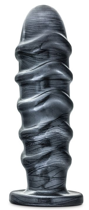 Темно-серый анальный стимулятор Annihilator - 28 см. купить в секс шопе