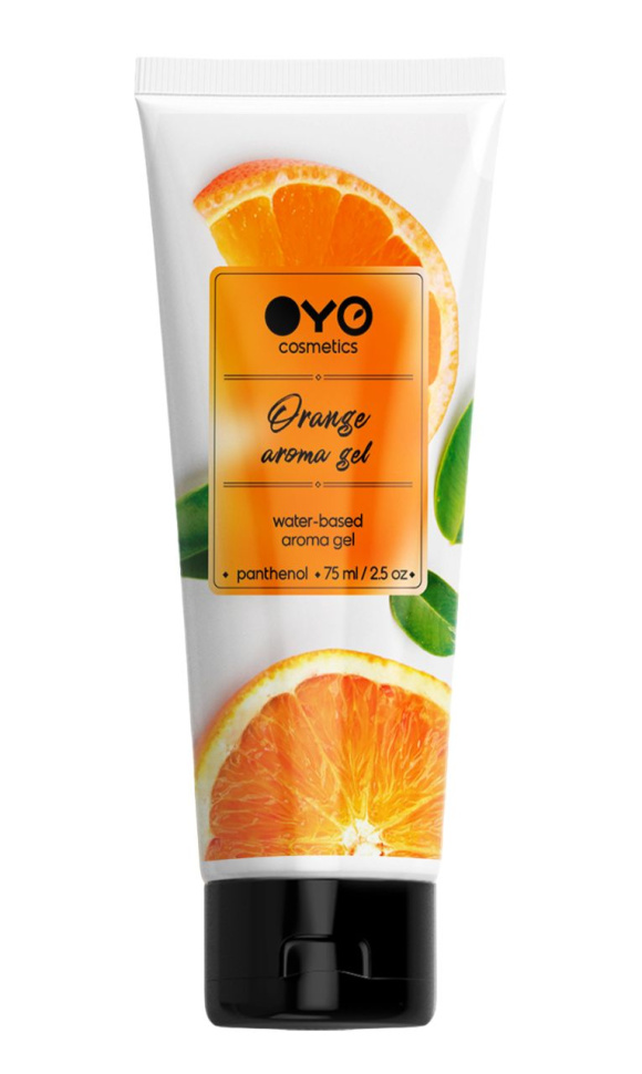 Лубрикант на водной основе OYO Aroma Gel Orange с ароматом апельсина - 75 мл. купить в секс шопе