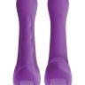 Фиолетовый тройной вибростимулятор с анальной елочкой Rock N Ride - 17,8 см. купить в секс шопе