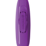 Фиолетовый тройной вибростимулятор с анальной елочкой Rock N Ride - 17,8 см. купить в секс шопе