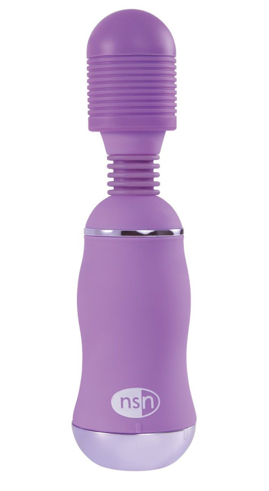 Фиолетовый вибромассажер с усиленной вибрацией BoomBoom Power Wand купить в секс шопе