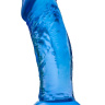 Синий анальный фаллоимитатор Sweet N Small 4 Inch Dildo with Suction Cup - 11,4 см. купить в секс шопе