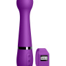 Фиолетовый вибромассажер Kegel Wand - 18,5 см. купить в секс шопе