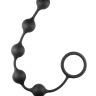 Чёрная анальная цепочка Classic Anal Beads - 31,5 см. купить в секс шопе