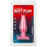 Розовая пробка для анальной стимуляции HOT PINK - 12,3 см. купить в секс шопе