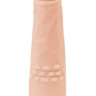 Телесный фаллоимитатор A-toys с присоской и шишечками - 16,5 см. купить в секс шопе