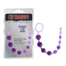 Фиолетовая анальная цепочка Sassy Anal Beads - 26,7 см. купить в секс шопе