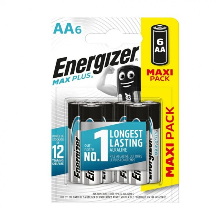Батарейки Energizer MAX PLUS LR6/E91 AA 1.5V - 6 шт.  купить в секс шопе