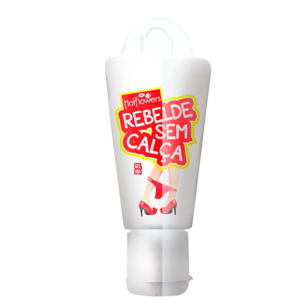 Ароматизированный анальный гель Rebelde sem Calca для комфортного проникновения - 15 гр. купить в секс шопе