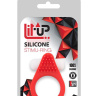 Красное эрекционное кольцо LIT-UP SILICONE STIMU RING 1 RED купить в секс шопе