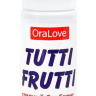 Гель-смазка Tutti-frutti со вкусом барбариса - 30 гр. купить в секс шопе