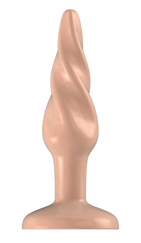Телесная анальная пробка Butt Plug Rounded 3 Inch - 7,6 см. купить в секс шопе