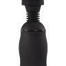Чёрный вибромассажёр для эрогенных зон BoomBoom Power Wand - 18 см. купить в секс шопе