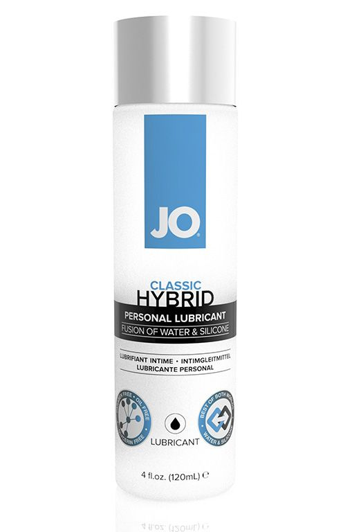 Водно-силиконовый лубрикант JO CLASSIC HYBRID - 120 мл. купить в секс шопе