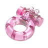 Розовое эрекционное кольцо с вибрацией Ring купить в секс шопе