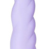 Фиолетовы вибратор со спиралевидным рельефом - 15,2 см. купить в секс шопе