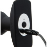 Черный анальный вибромассажер WIRELESS REMOTE PLUG - 13 см. купить в секс шопе